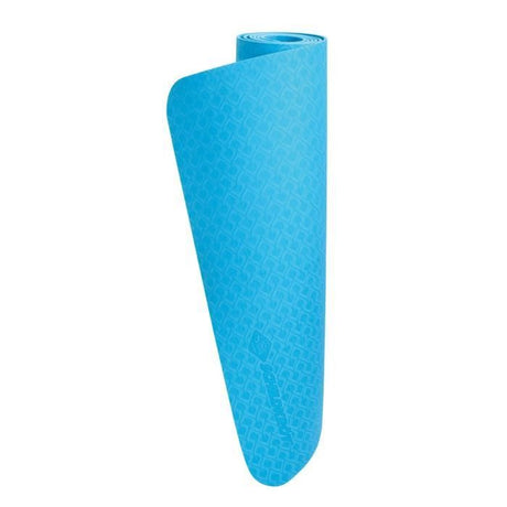 Tapis de yoga - FITNESS - SCHILDKRÖT - 183 x 61 cm - 4 mm - Sac inclus - Bleu clair