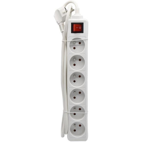 Bloc ménager - GAO - 6 prises - Avec interrupteur, câble 1,4m, protection enfants