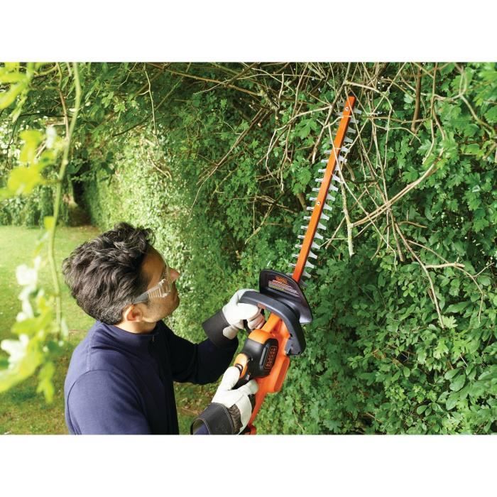 Taille-haies électrique sans fil + batterie 2Ah + chargeur - BLACK&DECKER - GTC18502PC-QW - 18V - Lame 50cm