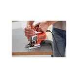 Scie sauteuse filaire BLACK + DECKER BES610K - 650W - 3100 trs/min - Fonction pendulaire réglable