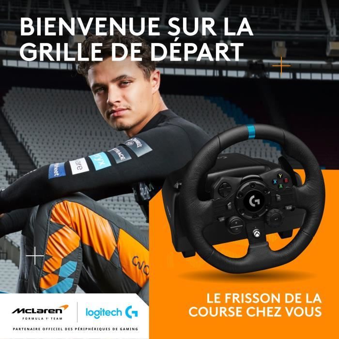 Volant de course et pédales G923 - Logitech G - Compatible Xbox serie X/S, One et PC