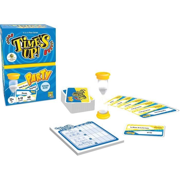Asmodée - Repos Production - Time's Up! : Party - Version Bleue - Jeu de société - a partir de 12 ans - 4 a 12 joueurs - 40 minutes