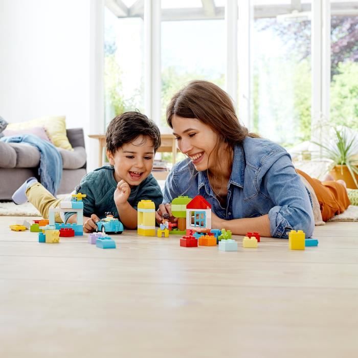 LEGO 10913 DUPLO Classic La Boîte De Briques Jeu De Construction Avec Rangement, Jouet éducatif pour Bébé de 1 an et plus