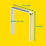 RAPID 5000 agrafes n°53 Rapid Agraf 12mm