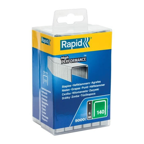 Agrafes en fil plat - RAPID - N°140/06mm - Pour isolation et bricolage - Boîte polypro 5000 - (40303088)