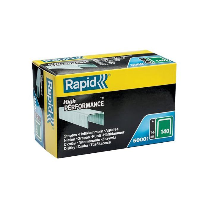 Agrafes en fil plat n° 140 8mm boîte de 5000 - RAPID - 40303089