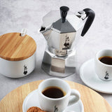 Cafetiere italienne - BIALETTI - La Mokina - Tous feux sauf induction - 1 tasse - 40 ml - Inox