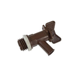 Récupérateur d'eau - NATURE - Baril d'eau de pluie avec aspect de bois - Capacité 120L - Marron - 50,5x66 cm