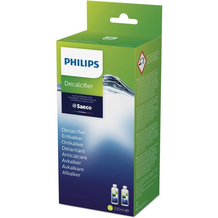 Détartrant machine a café - PHILIPS - CA6700/22 - compatible cafetieres Philips & Saeco - x2 bouteilles de 250ml