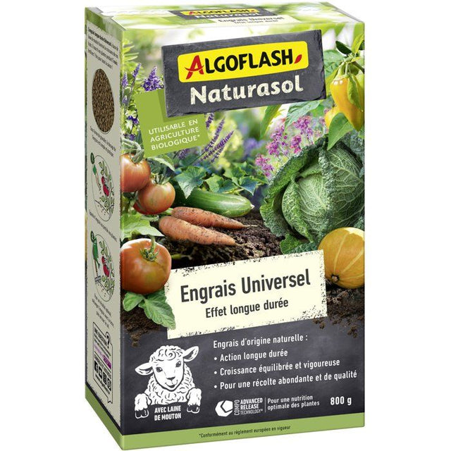 Engrais universel - ALGOFLASH NATURASOL - Longue durée - 800 g - UAB
