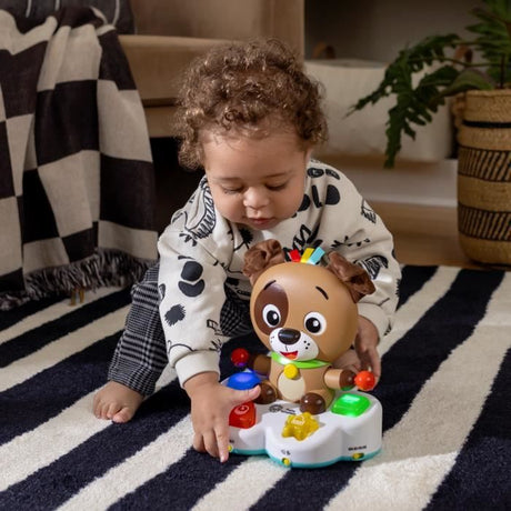BABY EINSTEIN DEAN le chien- Jouet d'éveil multisensoriel, apprentissage, musique,  cadeau bébé, multilingue 6M+