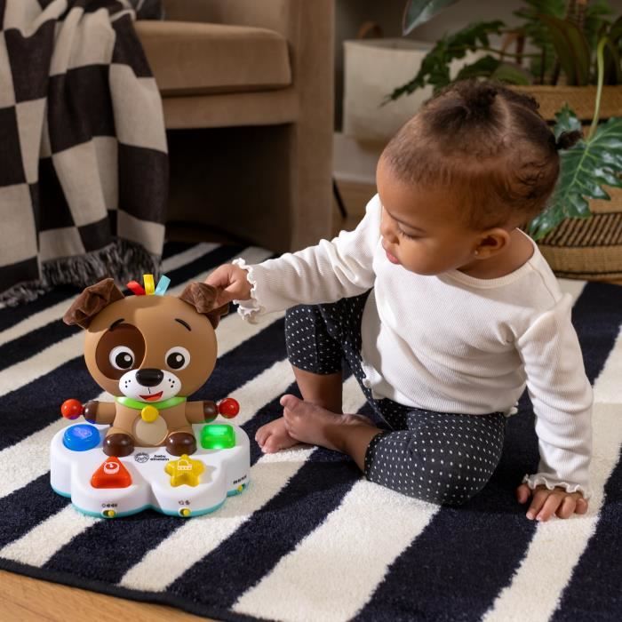 BABY EINSTEIN DEAN le chien- Jouet d'éveil multisensoriel, apprentissage, musique,  cadeau bébé, multilingue 6M+