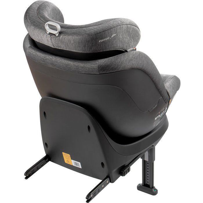 Siege auto - BABYAUTO - Magna Plus - Groupe 0/1/2/3 - I-Size - 40/125 cm - Isofix - Pivotant 360° - Inclinable - Gris