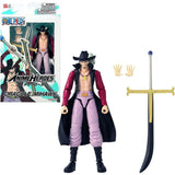 Figurine Anime Heroes articulée -  BANDAI - One Piece - Dracule Mihawk oeil de Faucon - 17 cm