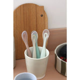Lot de 4 cuilleres - BEABA - 1er âge - En silicone - Natural set