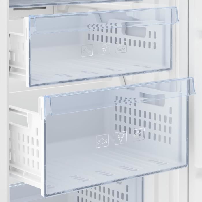 Congélateur armoire - BEKO - BFNA247E40SN - Intégrable - 6 tiroirs + 1 compartiment - 10 kg/24h - Classe E -  177,5x54x54,5