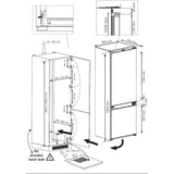 Réfrigérateur encastrable BEKO - Technologie Harvestfresh - 2 portes - 400L - Froid brassé