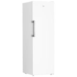 Réfrigérateur monoporte - BEKO - B1RMLNE444W - 365 L - Ventilé - Clayette porte bouteille - Classe E - 186,5x 59,7x 70,9 - Blanc
