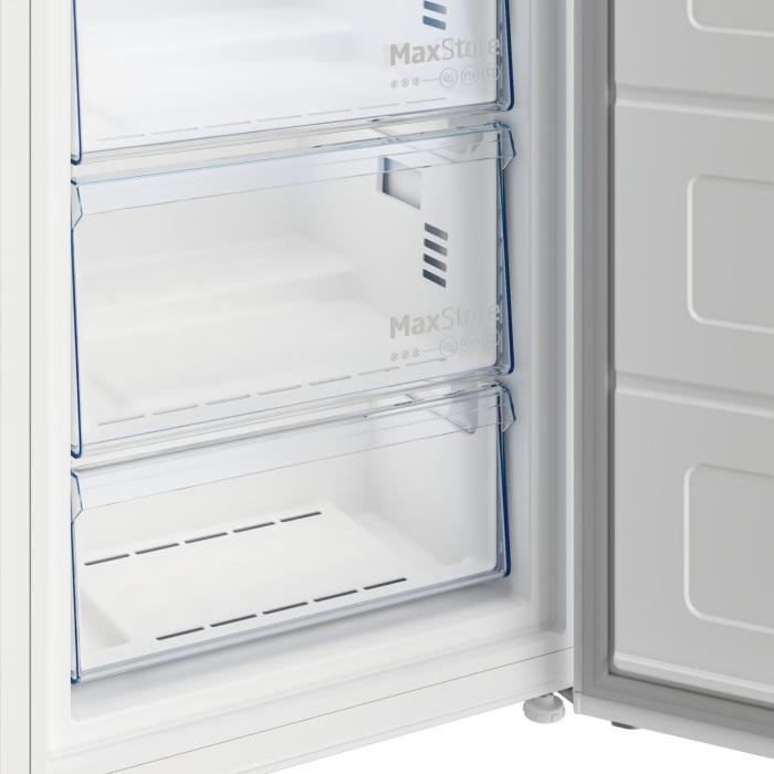 Congélateur armoire - BEKO - B3RFNE294W - Classe E - 260 L - Froid ventilé - Ecran - 14,9 kg/24h - 186x59,7x70,9 - Blanc