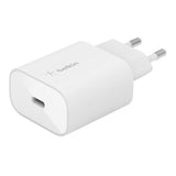 Chargeur secteur - BELKIN - USB-C - 25 W - PD PPS - Blanc