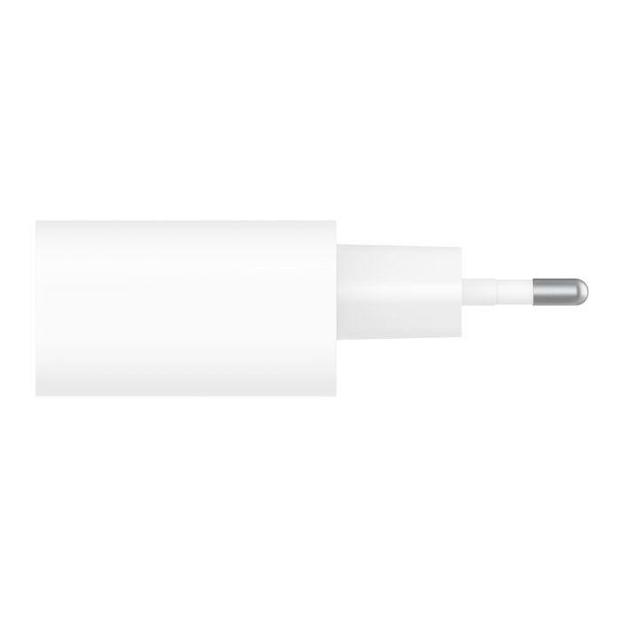 Chargeur secteur - BELKIN - USB-C - 25 W - PD PPS - Blanc