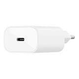 Chargeur secteur - BELKIN - USB-C - 25 W - PD PPS - Blanc