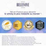 BELLEVOYE - PRUNE - Whisky - Triple Malt - Origine : France - 43 % alcool - bouteille 70 cl