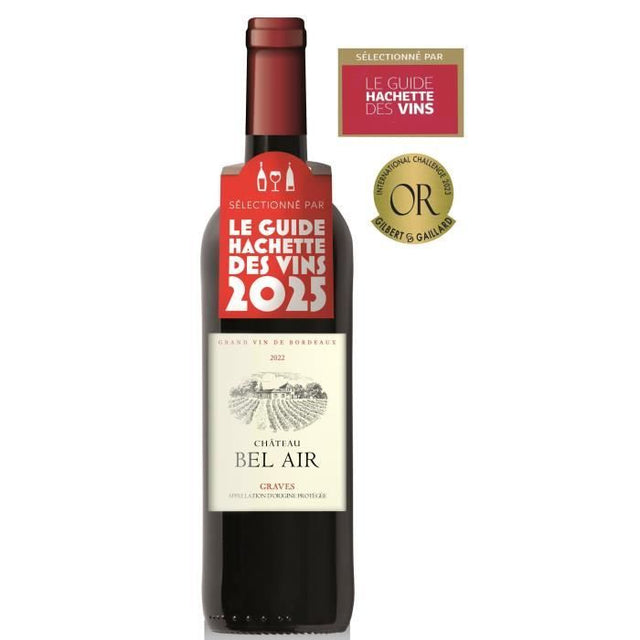 Château Bel Air 2022 Graves - Vin rouge de Bordeaux - 75 cl
