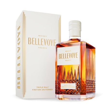 BELLEVOYE - BLANC - Whisky - Triple Malt - Origine : France - 40 % alcool  - bouteille 70 cl