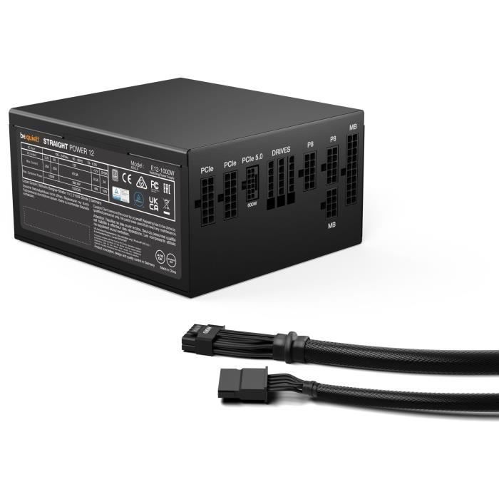 Alimentation PC - BE QUIET! - Straight Power 12 Platinum - 1000W - 80 PLUS Platinum - Modulaire