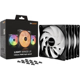 BE QUIET! - Light Wings LX - Ventilateur Boîtier - BL130 - 140 mm - PWM high - Speed Triple - Pack