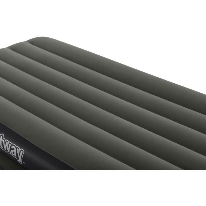 Lit 3 en 1 - BESTWAY - Airbed Tritech™ Connect and Rest™ - Lits jumeaux, lit surélevé, lit king size - 188 x 99 x 25 cm - 150 kg