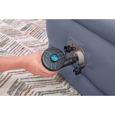 Lit gonflable - BESTWAY - 6713G - Tritech™ - 1 place, 191 x 97 x 51 cm, pompe électrique intégrée, cadre de lit