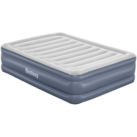 Lit gonflable - BESTWAY - 6713I - Tritech™ - 2 places, 203 x 152 x 51 cm, pompe électrique intégrée, cadre de lit