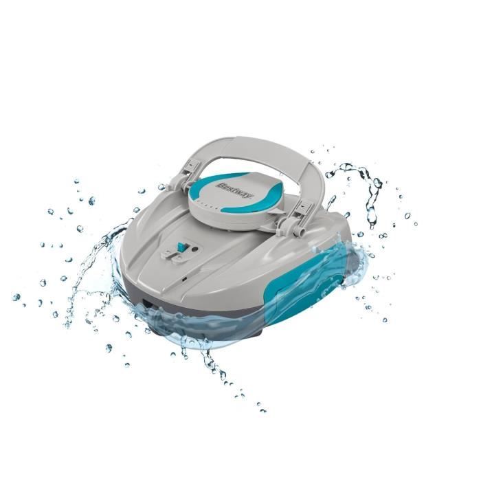 Robot aspirateur - Bestway - Jade - Rechargeable et autonome - nettoyage fond plat - 15 m˛ max