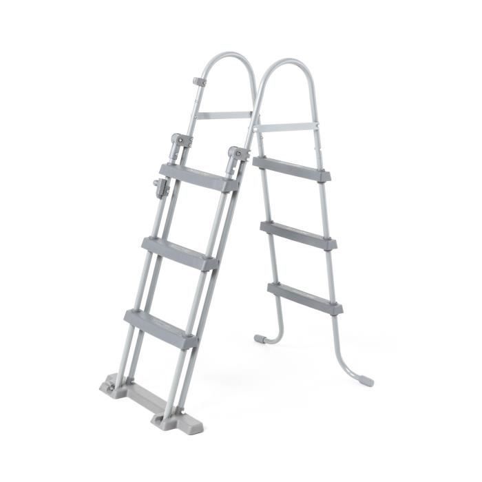 Kit Piscine hors sol tubulaire - BESTWAY - Steel Pro Max - 427 x 107 cm - Ronde (Pompe, échelle, bâche et cartouche de filtration)