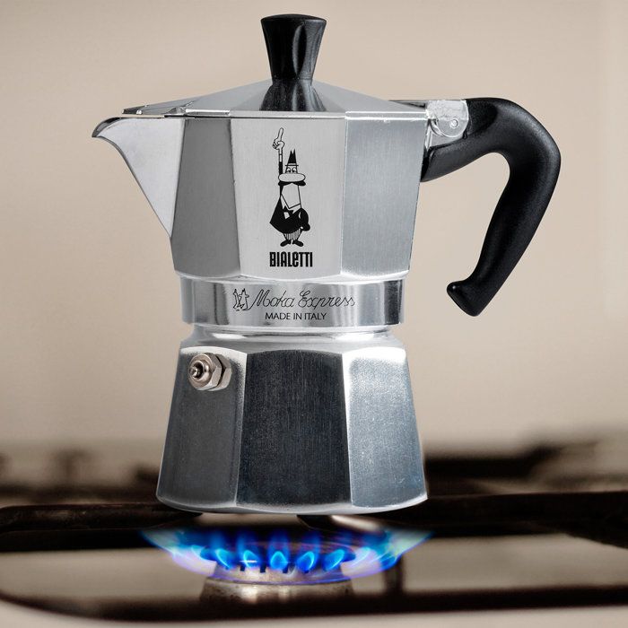 Cafetiere italienne - BIALETTI - Moka Express - Tous feux sauf induction - 18 tasses - 810 ml - Inox