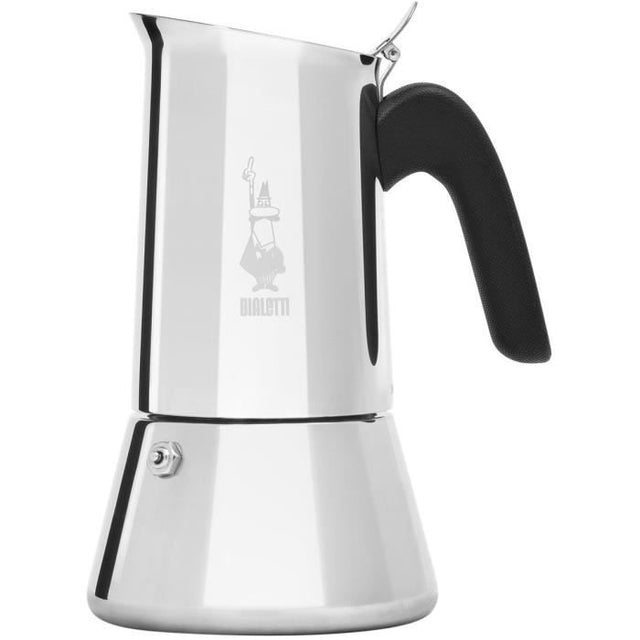 Cafetiere italienne - BIALETTI - NEW VENUS - 10 tasses - 0,5 L - Argent - compatible induction