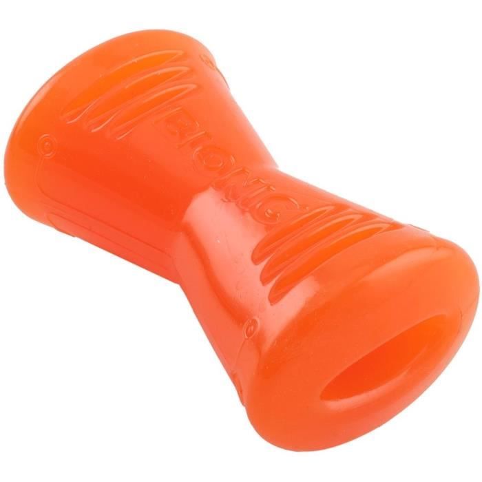 Jouet pour chien - BIONIC - Os - Taille Medium 12 cm - Caoutchouc ultra résistant - sans plomb, BPA ni phtalates