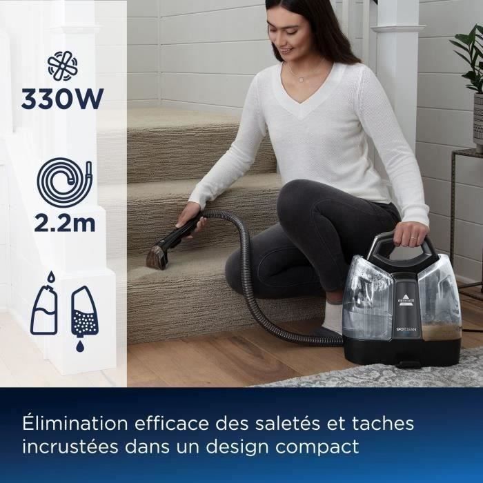 BISSELL Spot Clean Plus 3724N - Nettoyeur Détacheur Multi-Surface - Puissance 330 W - Rayon d'action 5 m