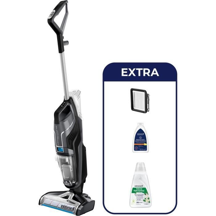 Aspirateur Balai Laveur sans Fil BISSELL B3569N Crosswave C6 Select Cordless - Nettoyage Multi-Surfaces - Autonettoyage Automatique