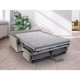 Canapé convertible express - 3 places - LINCOLN - Velours côtelé Beige - 175 x 100 x 87 cm - MONDO