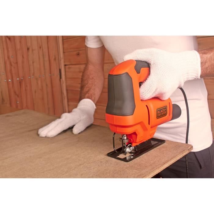 Scie sauteuse - BLACK & DECKER - BES603-QS - 400W - 3000 rpm - Filaire
