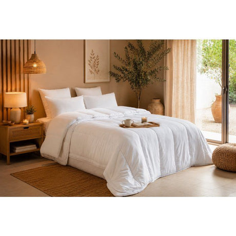 Couette 4 Saisons 420 gr/m˛ - BLANREVE - 200 x 200 cm - Blanc