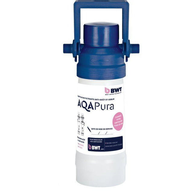 Filtre sous-évier - BWT - AQA-PURA - Retenue partielle des PFAS - Capacité 10.000 L / 1 an - Kit complet