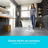 BLACK+DECKER - FSMH13E5-QS - Balai vapeur avec nettoyeur a main 5 en 1   1300W - Réservoir : 350 ml - Câble :4.8M