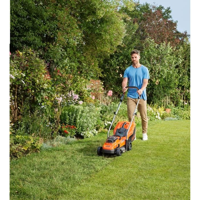 Tondeuse électrique sans fil - BLACK&DECKER - BCMW3318N-XJ - 18V - 33cm de coupe - Sans batterie