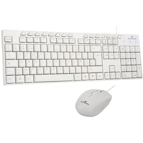 Pack clavier souris filaire - 15 touches de raccourcis multimédias - BLUESTORK - Media Office - PACK-MEDIA-OFFW/FR - AZERTY