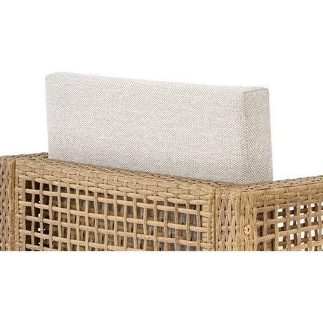 Ensemble repas de jardin CUBO - Table rectangulaire + 6 fauteuils - Structure en acier thermolaqué - 6 places - Bocarnea