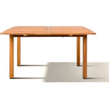 Ensemble repas de jardin TOSCANA - Table extensible + 6 chaises pliables - Bois d'acacia FSC - 6 places - Bocarnea